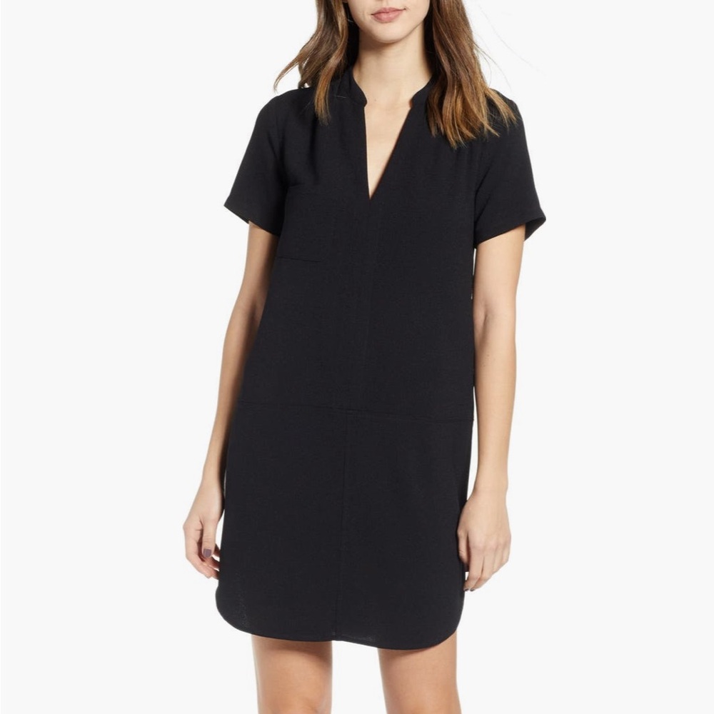 Lush Black Knit Dress